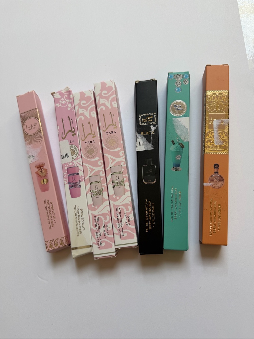 Assorted Women’s Perfume Roller Collection - Pink, Black, Teal, Orange